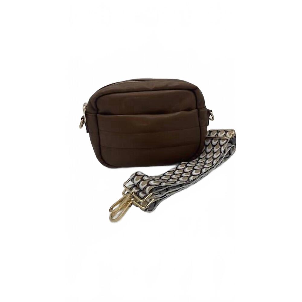 NEW AHDORNED sadie crossbody bag in brown
